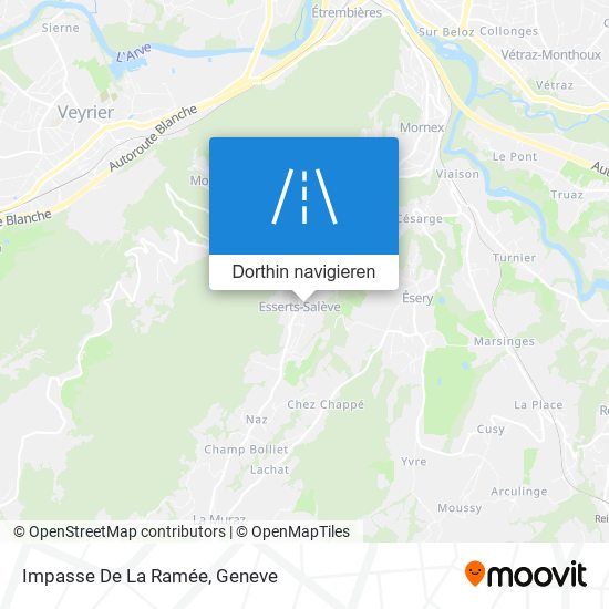 Impasse De La Ramée Karte