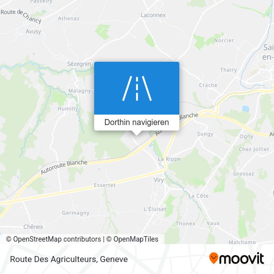 Route Des Agriculteurs Karte