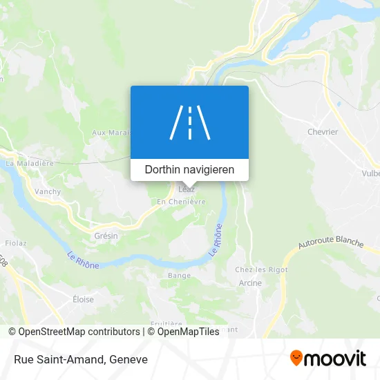 Rue Saint-Amand Karte