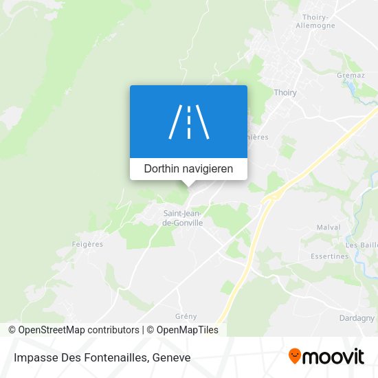 Impasse Des Fontenailles Karte