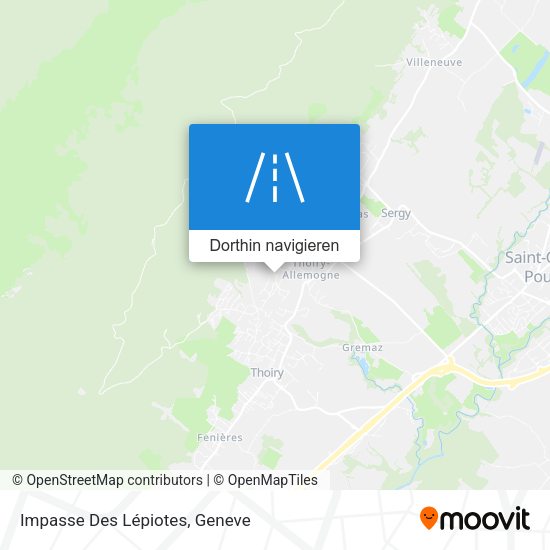 Impasse Des Lépiotes Karte