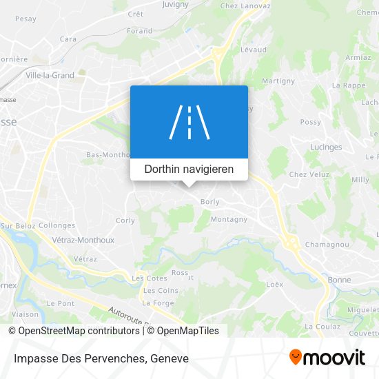 Impasse Des Pervenches Karte