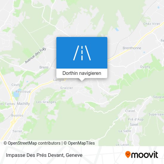 Impasse Des Prés Devant Karte