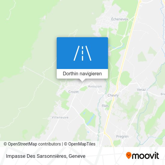 Impasse Des Sarsonnières Karte