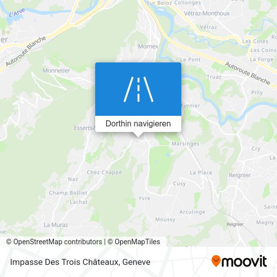 Impasse Des Trois Châteaux Karte