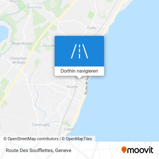 Route Des Soufflettes Karte