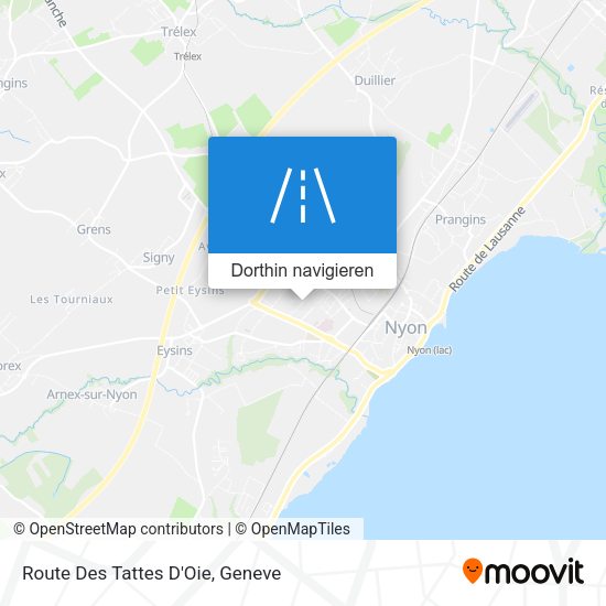 Route Des Tattes D'Oie Karte
