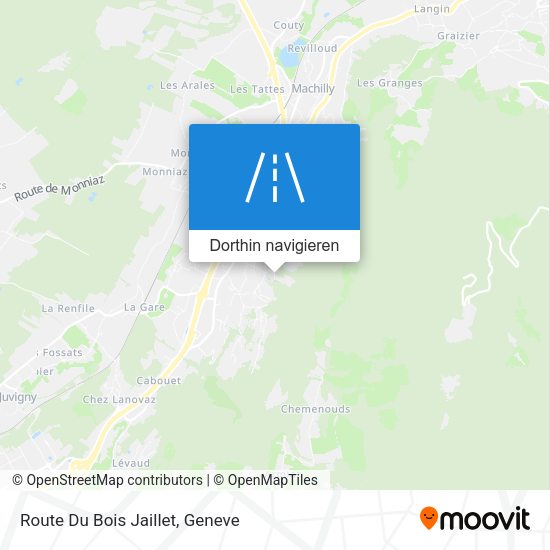Route Du Bois Jaillet Karte