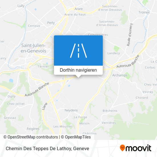 Chemin Des Teppes De Lathoy Karte