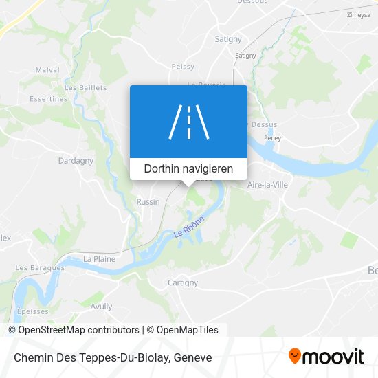 Chemin Des Teppes-Du-Biolay Karte
