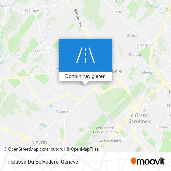 Impasse Du Belvédère Karte