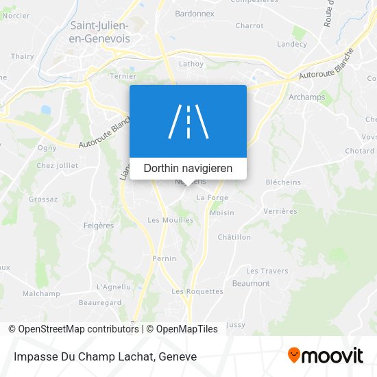 Impasse Du Champ Lachat Karte