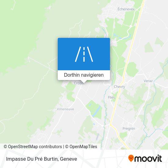Impasse Du Pré Burtin Karte