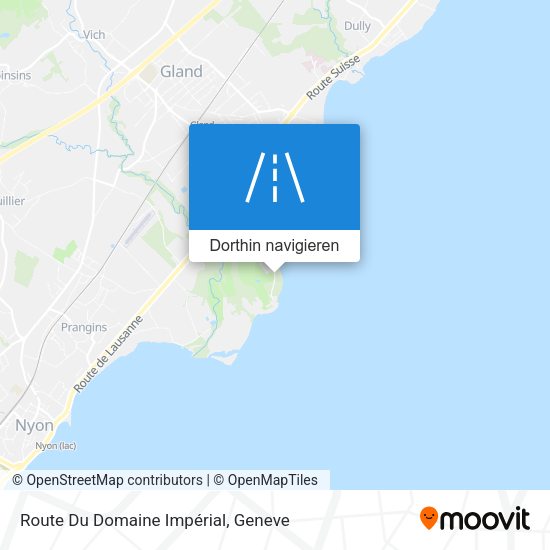 Route Du Domaine Impérial Karte
