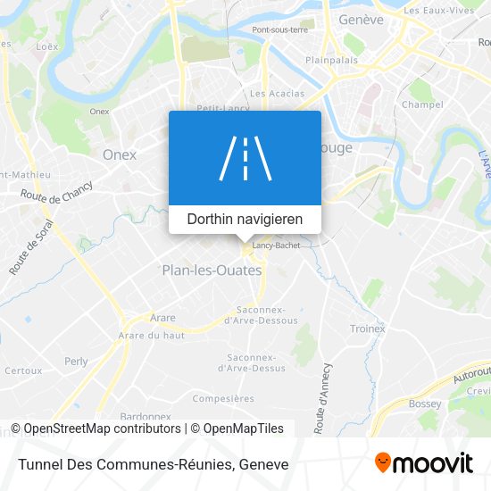 Tunnel Des Communes-Réunies Karte