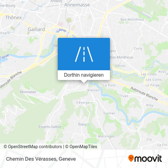 Chemin Des Vérasses Karte
