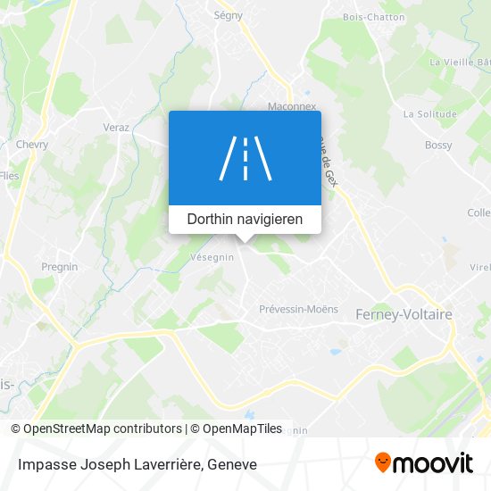 Impasse Joseph Laverrière Karte
