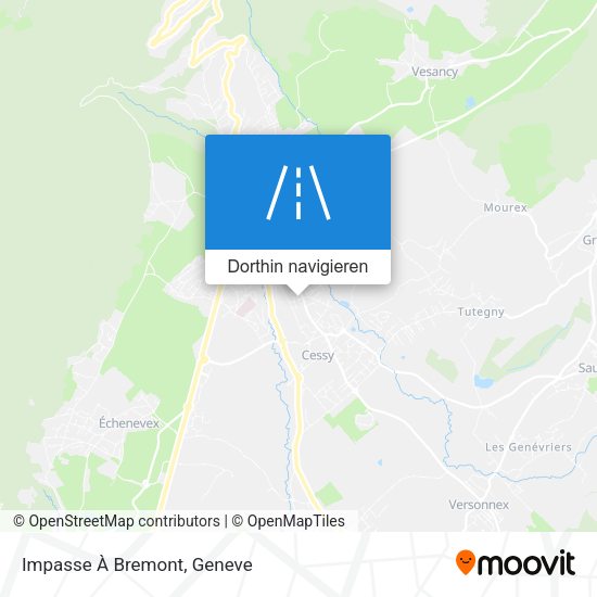 Impasse À Bremont Karte