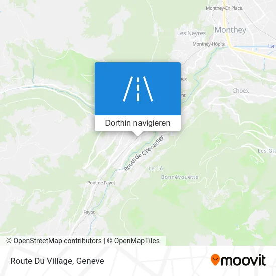 Route Du Village Karte