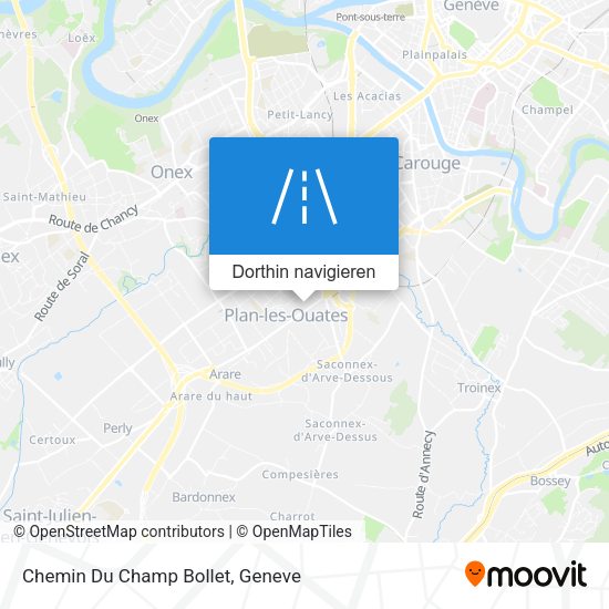 Chemin Du Champ Bollet Karte