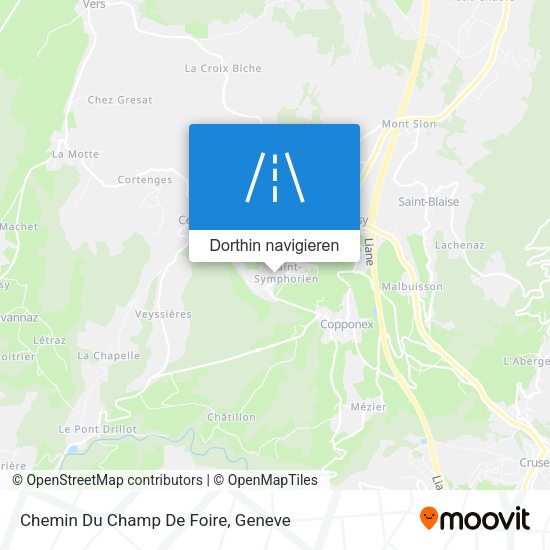 Chemin Du Champ De Foire Karte