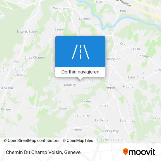 Chemin Du Champ Voisin Karte