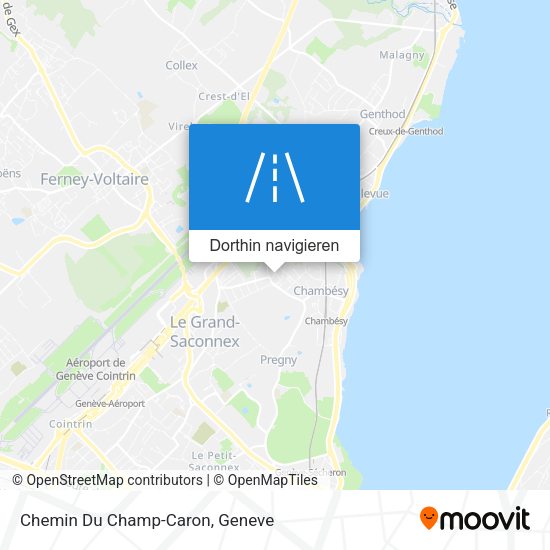 Chemin Du Champ-Caron Karte