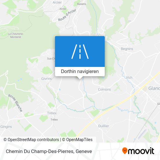 Chemin Du Champ-Des-Pierres Karte