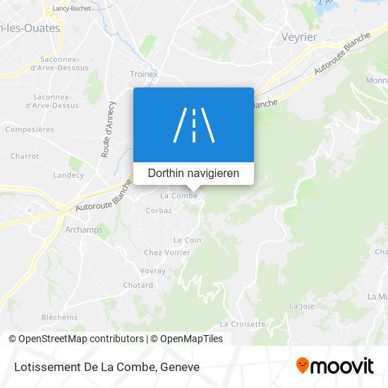 Lotissement De La Combe Karte