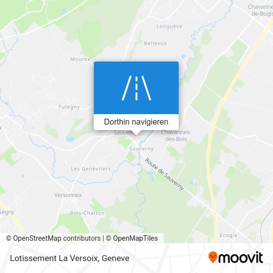Lotissement La Versoix Karte