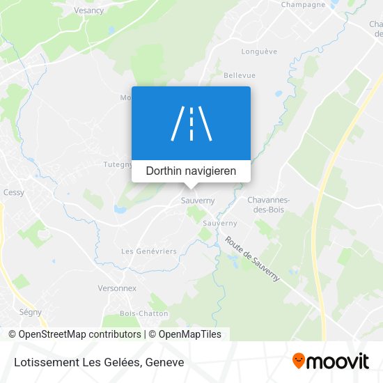 Lotissement Les Gelées Karte