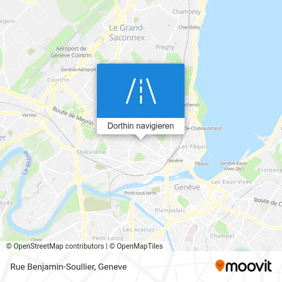 Rue Benjamin-Soullier Karte