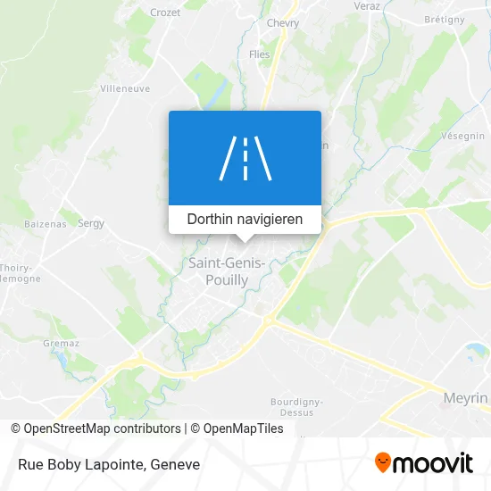 Rue Boby Lapointe Karte