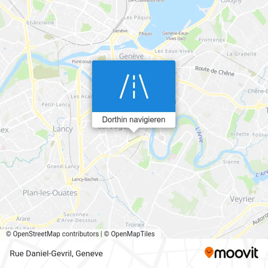 Rue Daniel-Gevril Karte