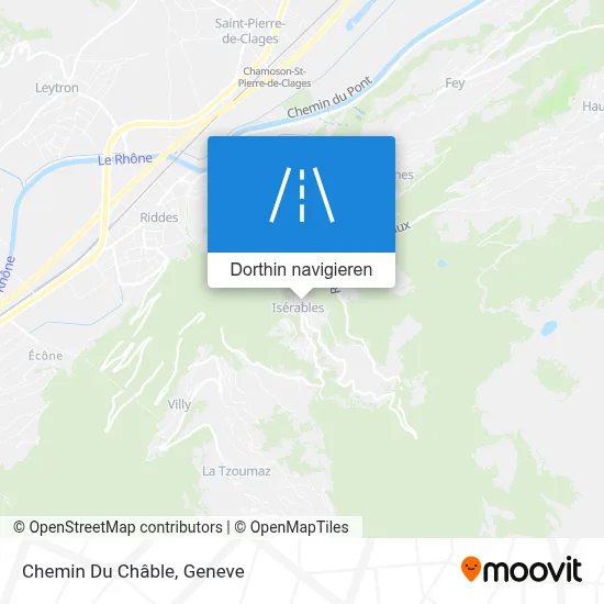 Chemin Du Châble Karte