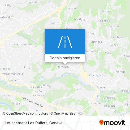 Lotissement Les Rullets Karte