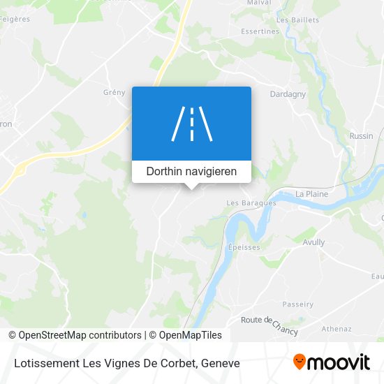 Lotissement Les Vignes De Corbet Karte