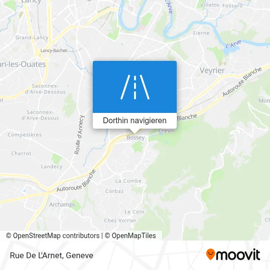 Rue De L'Arnet Karte