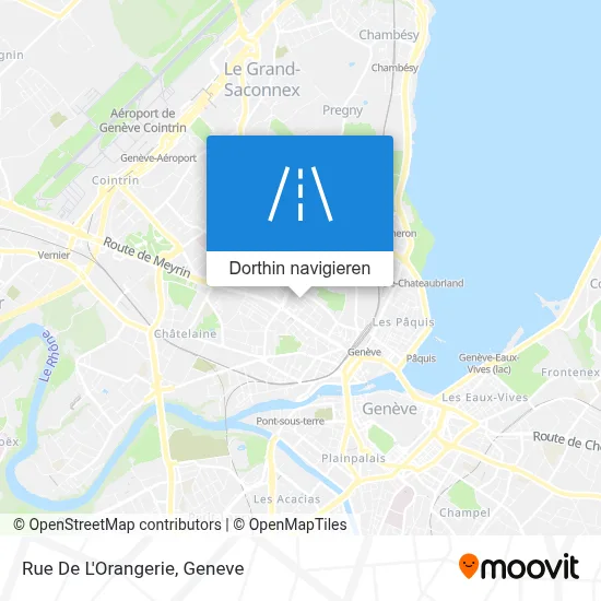 Rue De L'Orangerie Karte