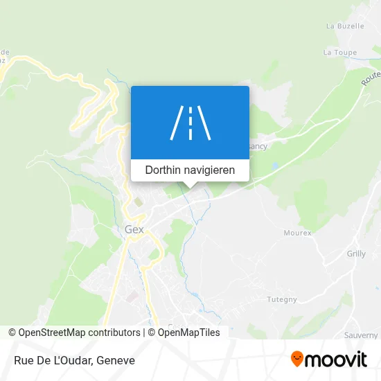 Rue De L'Oudar Karte