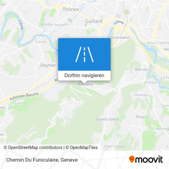 Chemin Du Funiculaire Karte