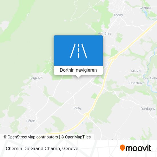 Chemin Du Grand Champ Karte
