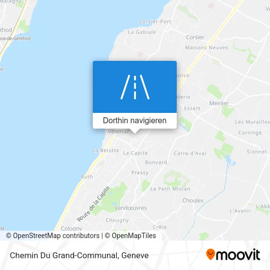 Chemin Du Grand-Communal Karte
