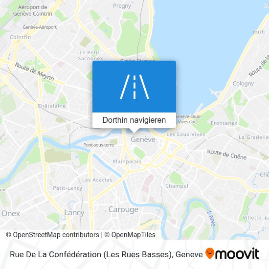 Rue De La Confédération (Les Rues Basses) Karte