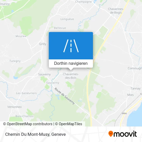 Chemin Du Mont-Musy Karte