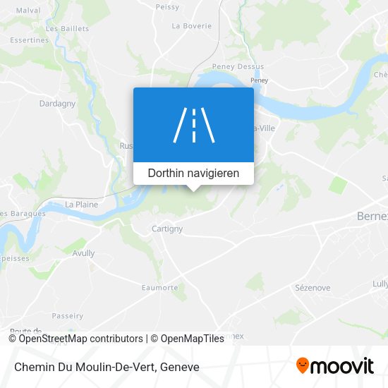 Chemin Du Moulin-De-Vert Karte
