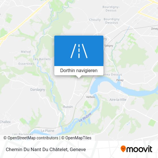 Chemin Du Nant Du Châtelet Karte