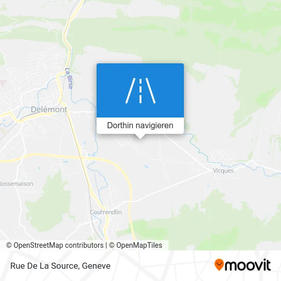 Rue De La Source Karte