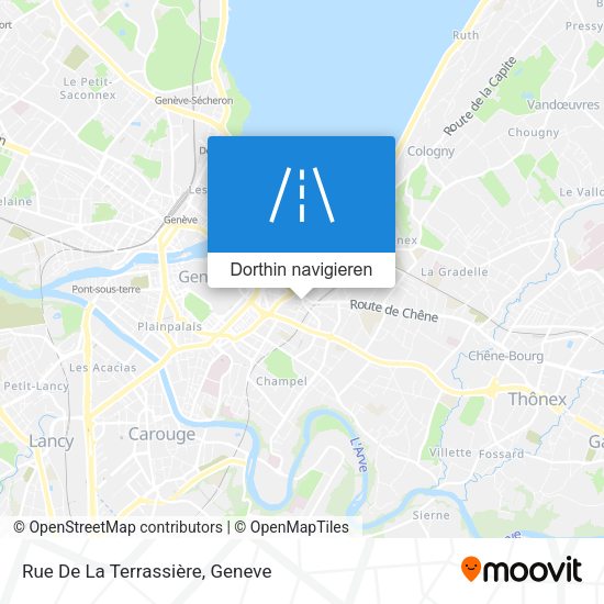 Rue De La Terrassière Karte