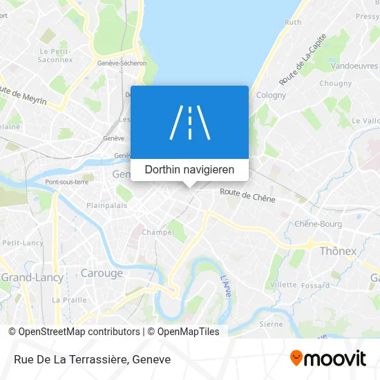 Rue De La Terrassière Karte